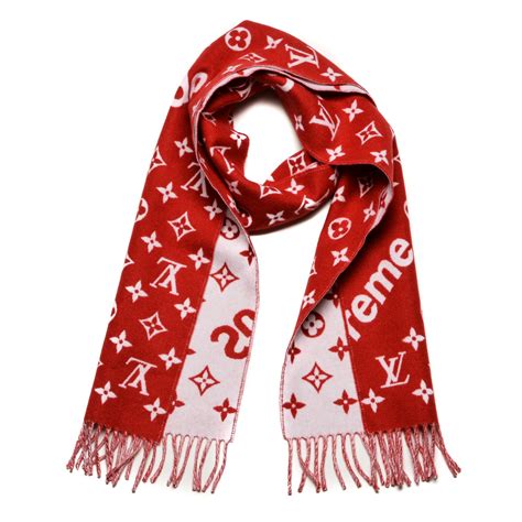 louis vuitton x supreme scarf|louis vuitton twilly scarf.